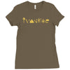 scout camp Ladies Fitted T-Shirt