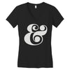 ampersand Women's V-Neck T-Shirt