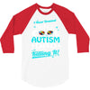 super cool autism dad 3/4 Sleeve Shirt