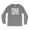 peace. love. sandy feet. Long Sleeve Shirts