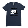 say no to doing things Ladies Fitted T-Shirt