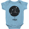 Virgo Zodiac Sign Minimal Design Baby Bodysuit