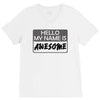 my name is awesome V-Neck Tee