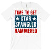 star spangled hammered T-Shirt