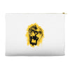 lion yellow Accessory Pouches