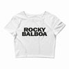 Rock Balboa Crop Top