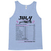 July Girl Facts Cancer Tank Top