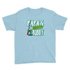 papa's little fishin buddy Youth Tee