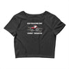 case ih red tractor boy comin' through Crop Top