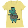 frankencow Ladies Fitted T-Shirt