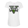 five logo Maternity Scoop Neck T-shirt