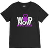 wod now wine later V-Neck Tee