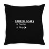 teacher career goals Throw Pillow