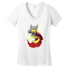 thundermon Women's V-Neck T-Shirt