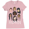 Women's March We are Human Ladies Fitted T-Shirt
