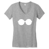 glasses Women's V-Neck T-Shirt