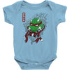 red oni ninja Baby Onesie