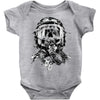 skull pilot Baby Onesie