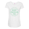 burt macklin fbi Maternity Scoop Neck T-shirt