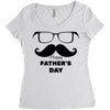 happy father's day Women's Triblend Scoop T-shirt