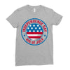 usa fourth of july Ladies Fitted T-Shirt