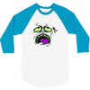 monster face 3/4 Sleeve Shirt