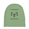 ugly deer christmas Baby Beanies