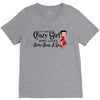 i'm that crazy girl who loves betty boop a lot V-Neck Tee