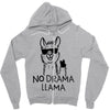 no drama llama Zipper Hoodie