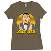 loner rebel Ladies Fitted T-Shirt