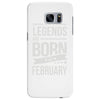 legends are born in february Samsung Galaxy S7 Edge