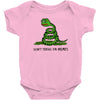 don't tread on memes Baby Bodysuit