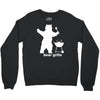 bear grills bbq funny Crewneck Sweatshirt