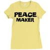 peace maker Ladies Fitted T-Shirt