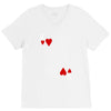 king of hearts playing card V-Neck Tee