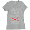 wish you were pizza Ladies Fitted T-Shirt