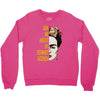 ask me about my feminist agenda frida kahlo Crewneck Sweatshirt