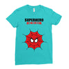 Superhero On The Way Ladies Fitted T-Shirt