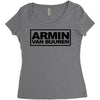 armin van buuren black logo Women's Triblend Scoop T-shirt