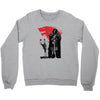 the king and the white wol Crewneck Sweatshirt