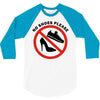 take off your shoes 3/4 Sleeve Shirt