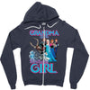 grandma of the birthday girl Zipper Hoodie