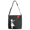 banksy style Adjustable Strap Totes