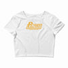 polymer records, ideal gift or birthday present funny Crop Top