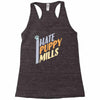 i hate puppy mills Racerback Tank