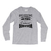 never underestimate the strength and power of a cancer survivor Long Sleeve Shirts