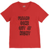 freaks come out at night girls V-Neck Tee