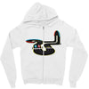 pedestrians vectorized Zipper Hoodie
