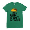 This Girl Loves Tacos Ladies Fitted T-Shirt