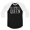 melanated queen 3/4 Sleeve Shirt